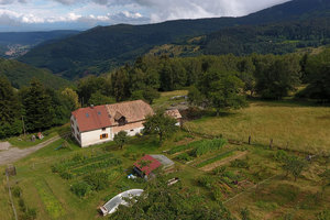 Vue aérienne du jardin ©Philippe Minot